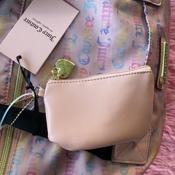 🌈Juicy Couture Rainbow Taffy Word Play Weekender🌈 - Picture 5 of 11